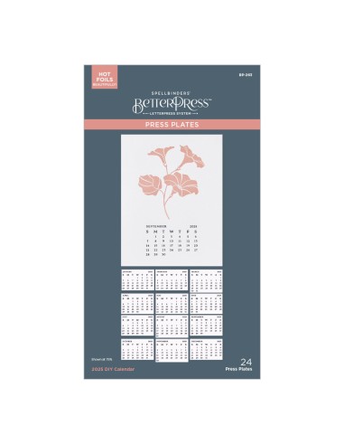 2025 DIY Calendar Press Plates
