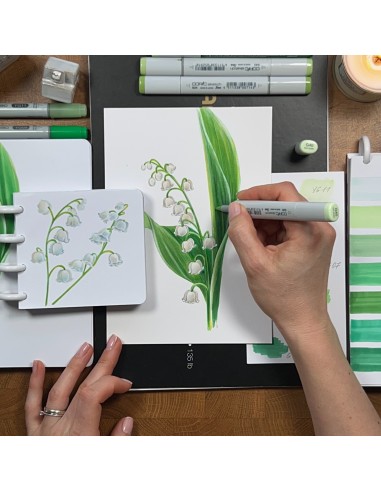 workshop online "Mughetti con i marker”