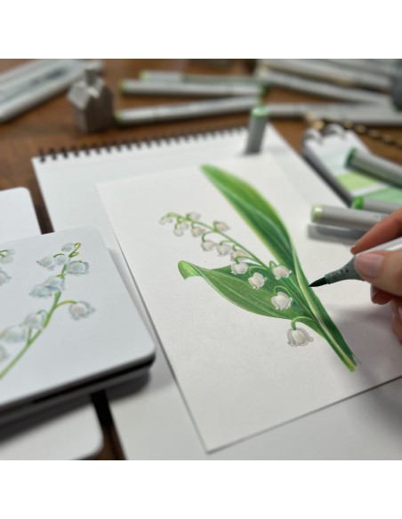 workshop online "Mughetti con i marker”