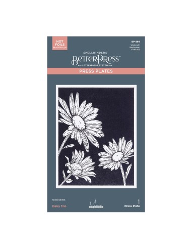 Daisy Trio BetterPress Plates