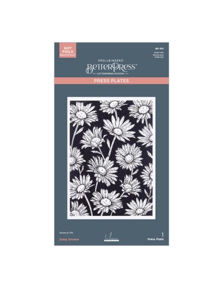 Daisy Shower BetterPress Plate
