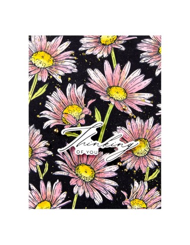 Daisy Shower BetterPress Plate