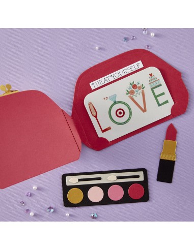 Gorgeous You Makeup Bag Etched Dies