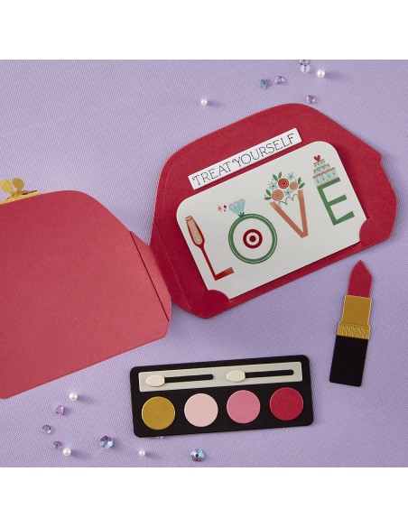 Gorgeous You Makeup Bag Etched Dies