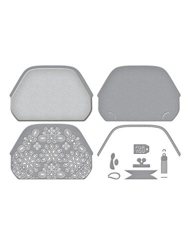 Gorgeous You Makeup Bag Etched Dies