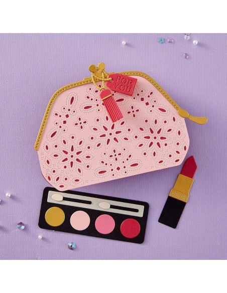 Gorgeous You Makeup Bag Etched Dies