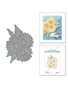 Yana's Daisies Etched Dies