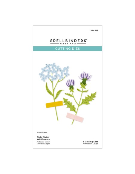 Field Notes Wildflowers Etched Dies