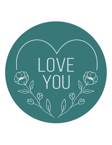 Wax seal stamp - Sigillo Love you heart
