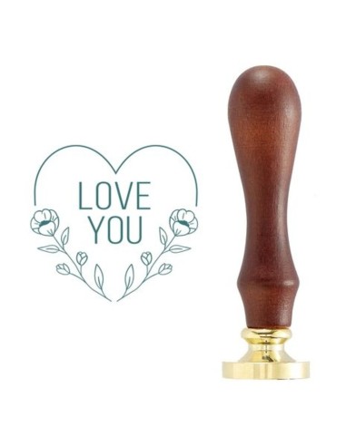 Wax seal stamp - Sigillo Love you heart