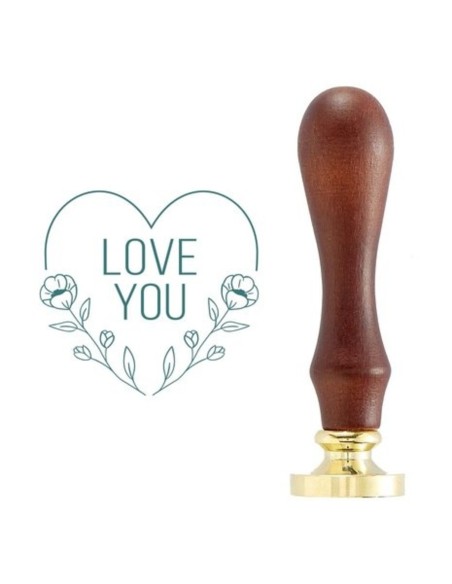 Wax seal stamp - Sigillo Love you heart