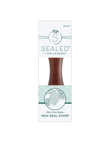 Wax seal stamp - Sigillo Pine cone spray