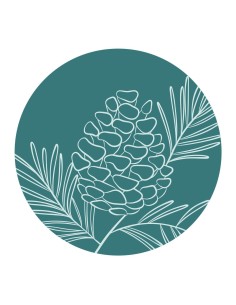 Wax seal stamp - Sigillo Pine cone spray 2