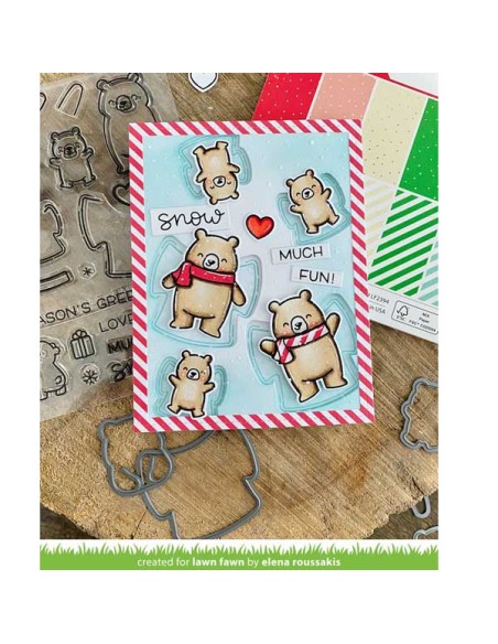 Snow much fun - Timbro Lawn Fawn