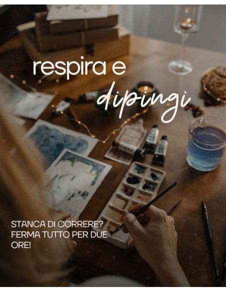 Workshop in presenza "Respira e DIPINGI"