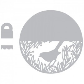 Festive Bird - Fustella Sizzix Thinlits 2