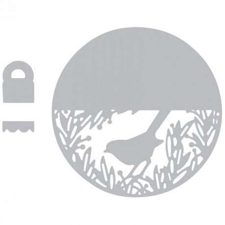 Festive Bird - Fustella Sizzix Thinlits