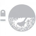 Festive Bird - Fustella Sizzix Thinlits