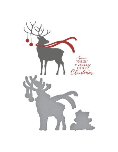 Dashing Reindeer Registration Press Plate & Die...