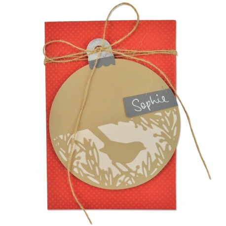 Festive Bird - Fustella Sizzix Thinlits